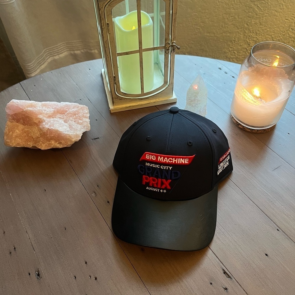 Black Big Machine Grand Prix Cap​​​​